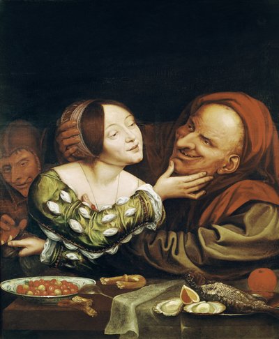 Unequal Love or, The Mismatched Couple by Quentin Massys or Metsys